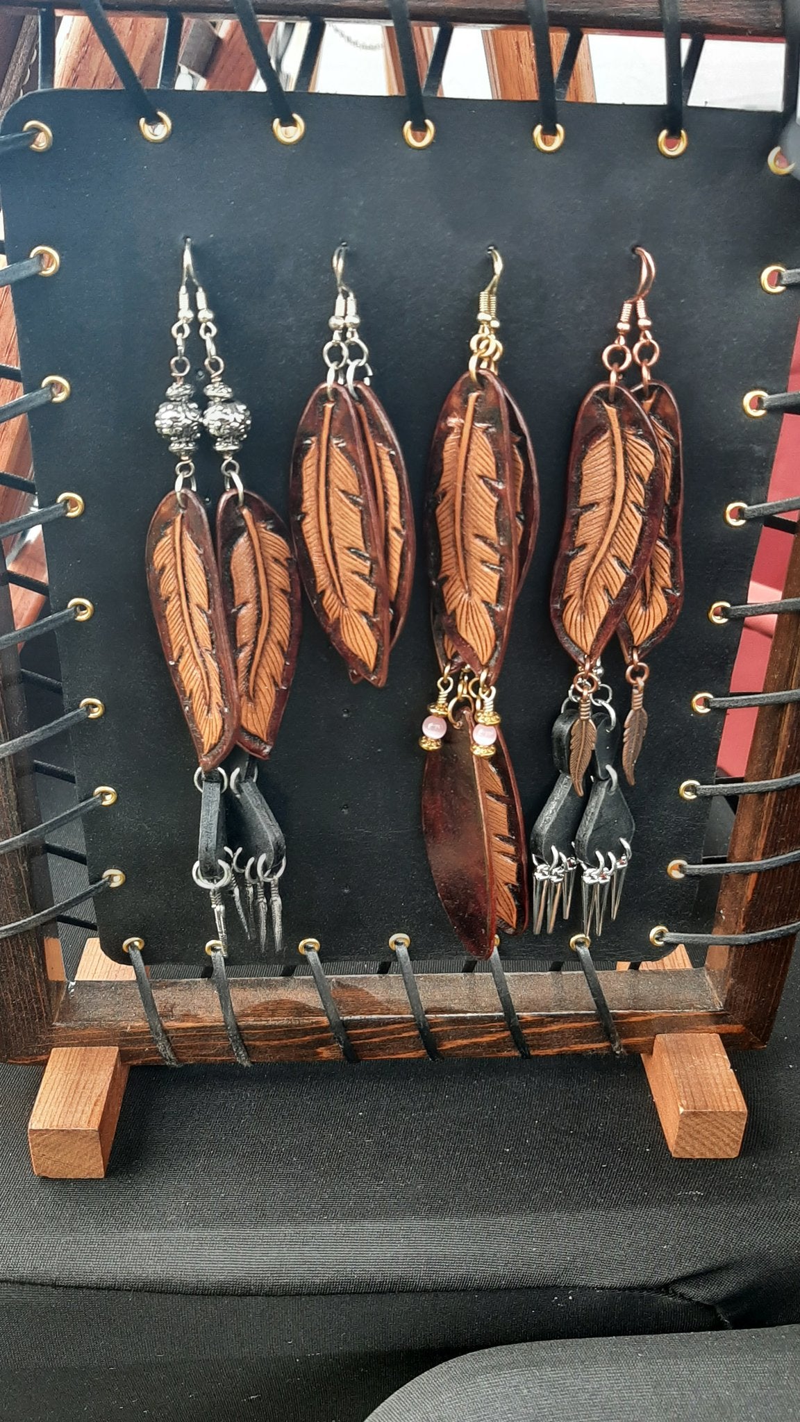 FEATHER EARRINGS